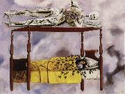 Frida Kahlo Bed painting